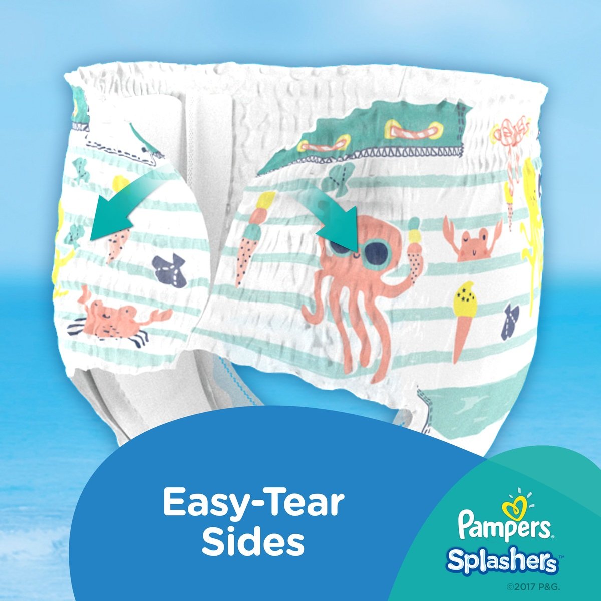 Pampers Splashers Swimming Pants, Size 4-5, 9-15 kg, 11 Count