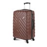 Carlton Maze 4Wheel Hard Trolley 55cm Tan