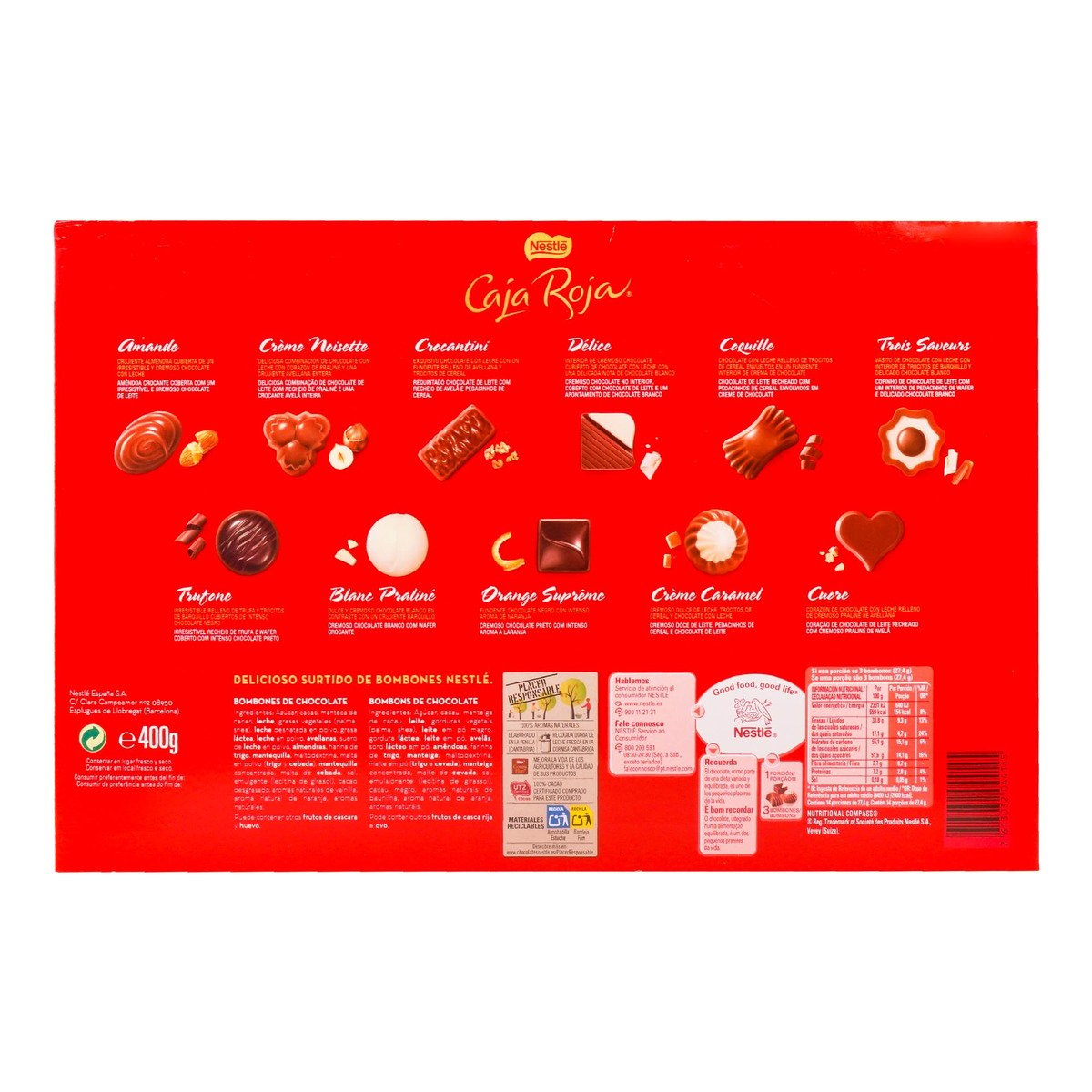 Nestle Caja Roja Pralines 400 g