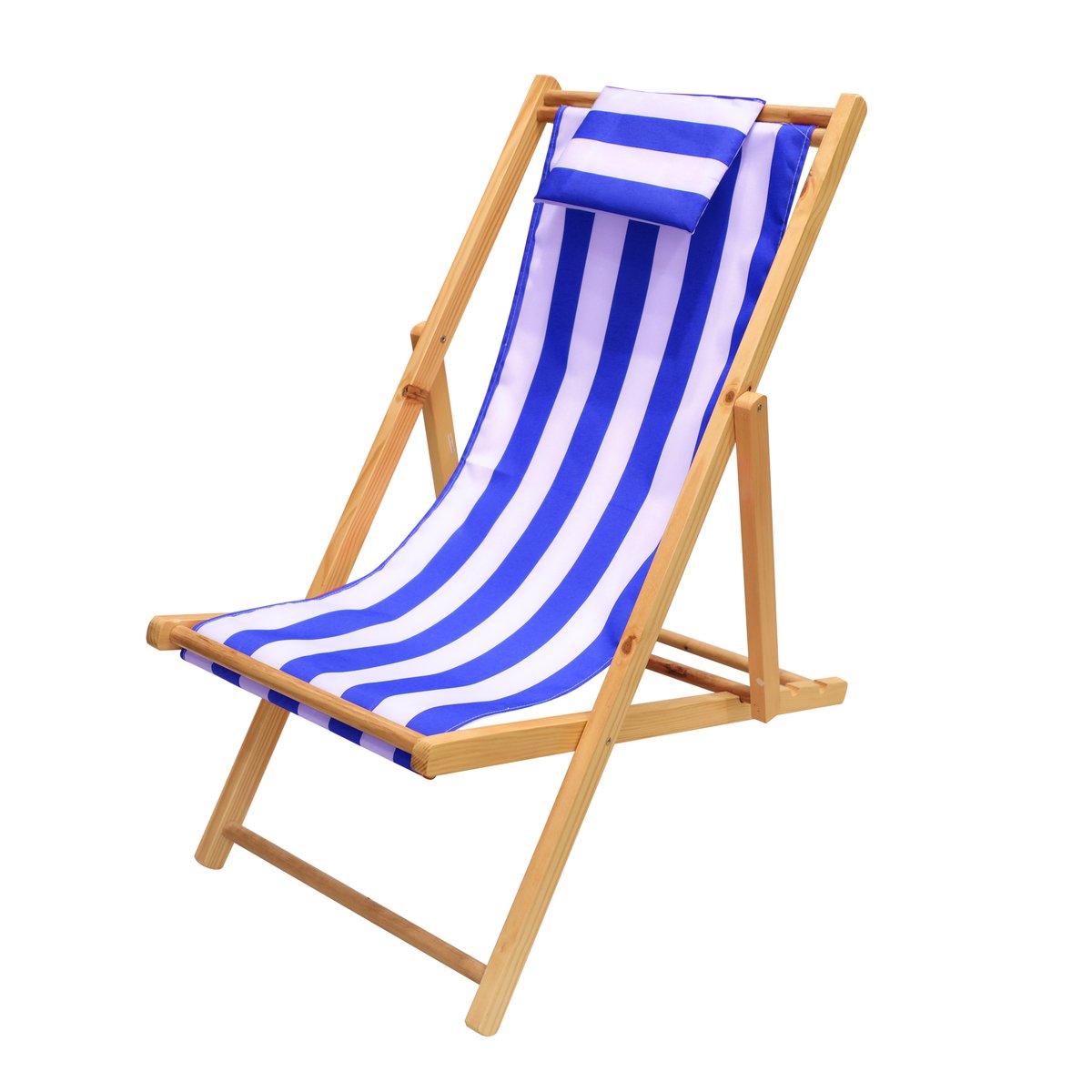 Home Style Folding Sun Chair Blue JI18024 | Chairs | Lulu Bahrain