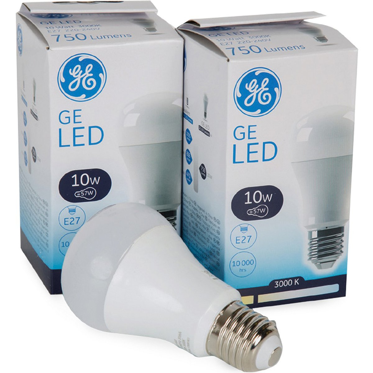 GE LED Bulb 10W E27 CDL 2pcs