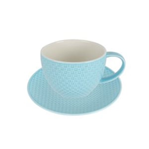 Qualitier Cup & Saucer Blue 250cc