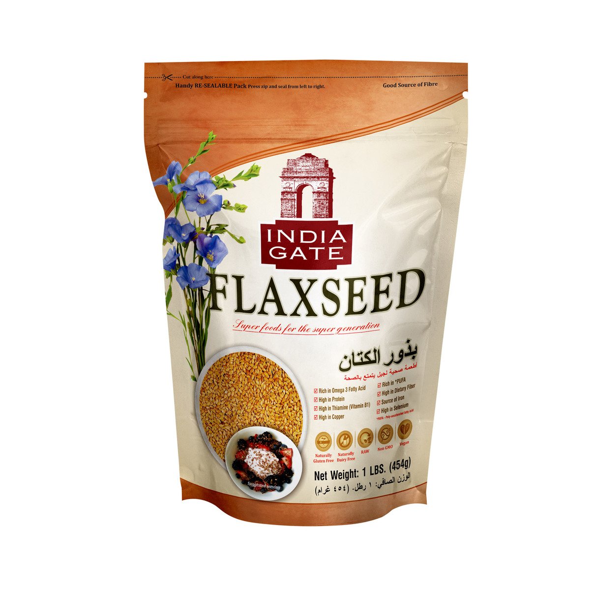 India Gate Flaxseed 454 g