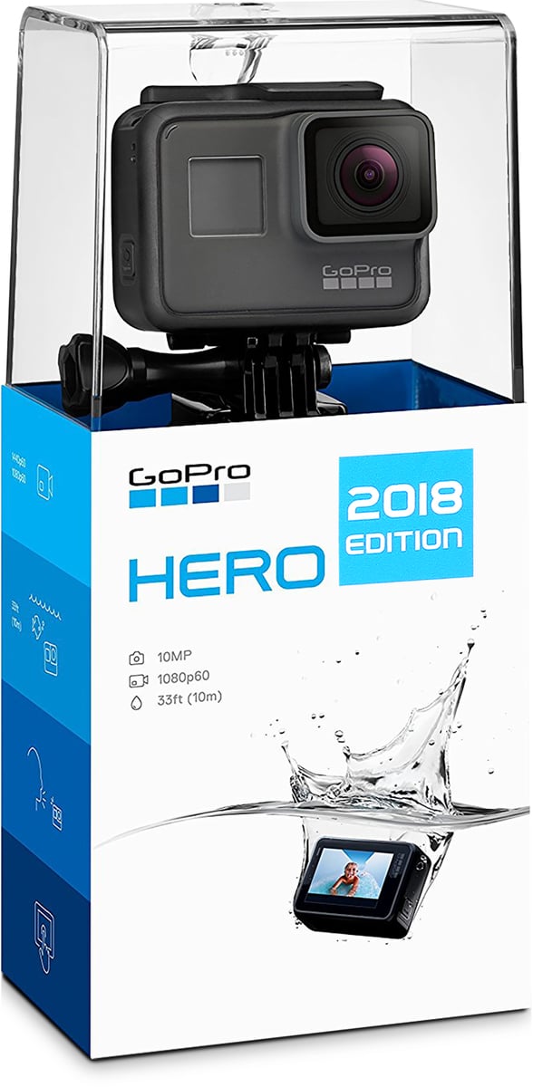 Gopro Action Camera Hero with Touch LCD G02CHDHB-501 + Sports Bundle