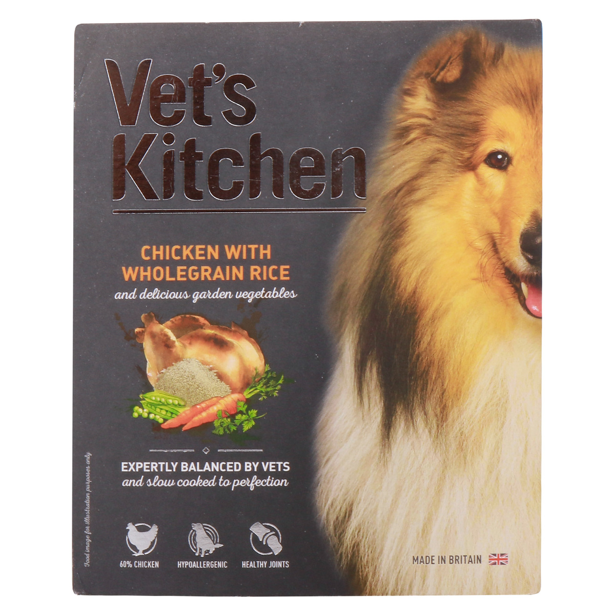 Vet's Kitchen Dog Food Chicken With Wholegrain Rice 395g Online at Best