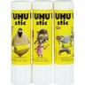 UHU Glue Stick 21gm 3pc CF-213