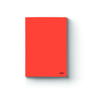 Firmo Stapled Notebook Single Lined A4, 60 Sheets, Red, 74974