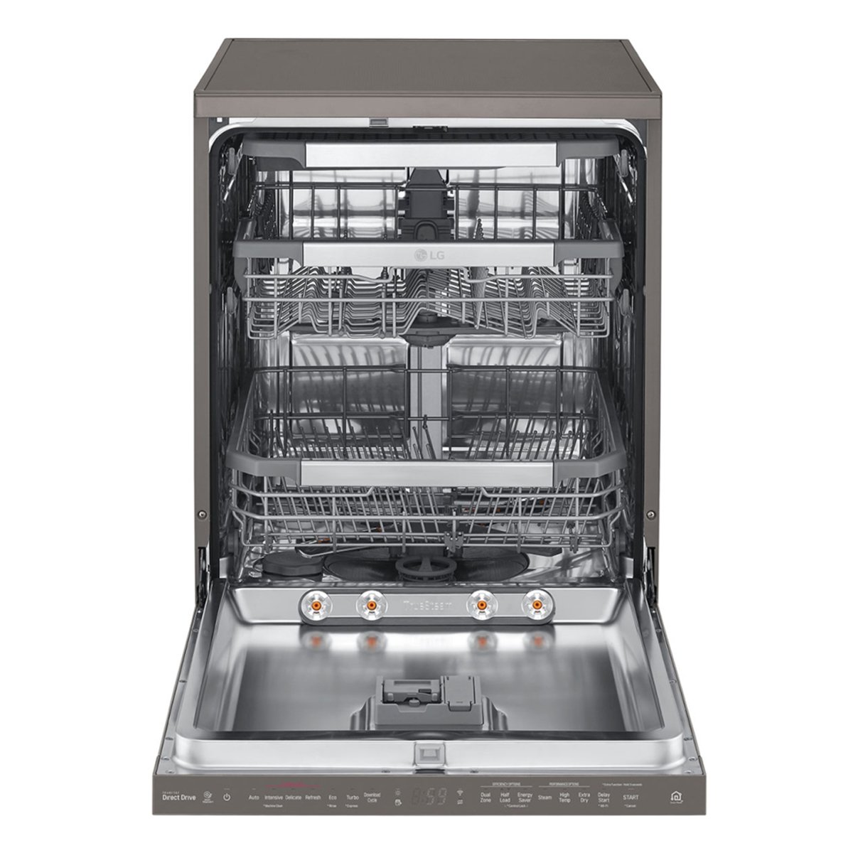 LG QuadWash Steam Dishwasher DFB227HD 8Programs