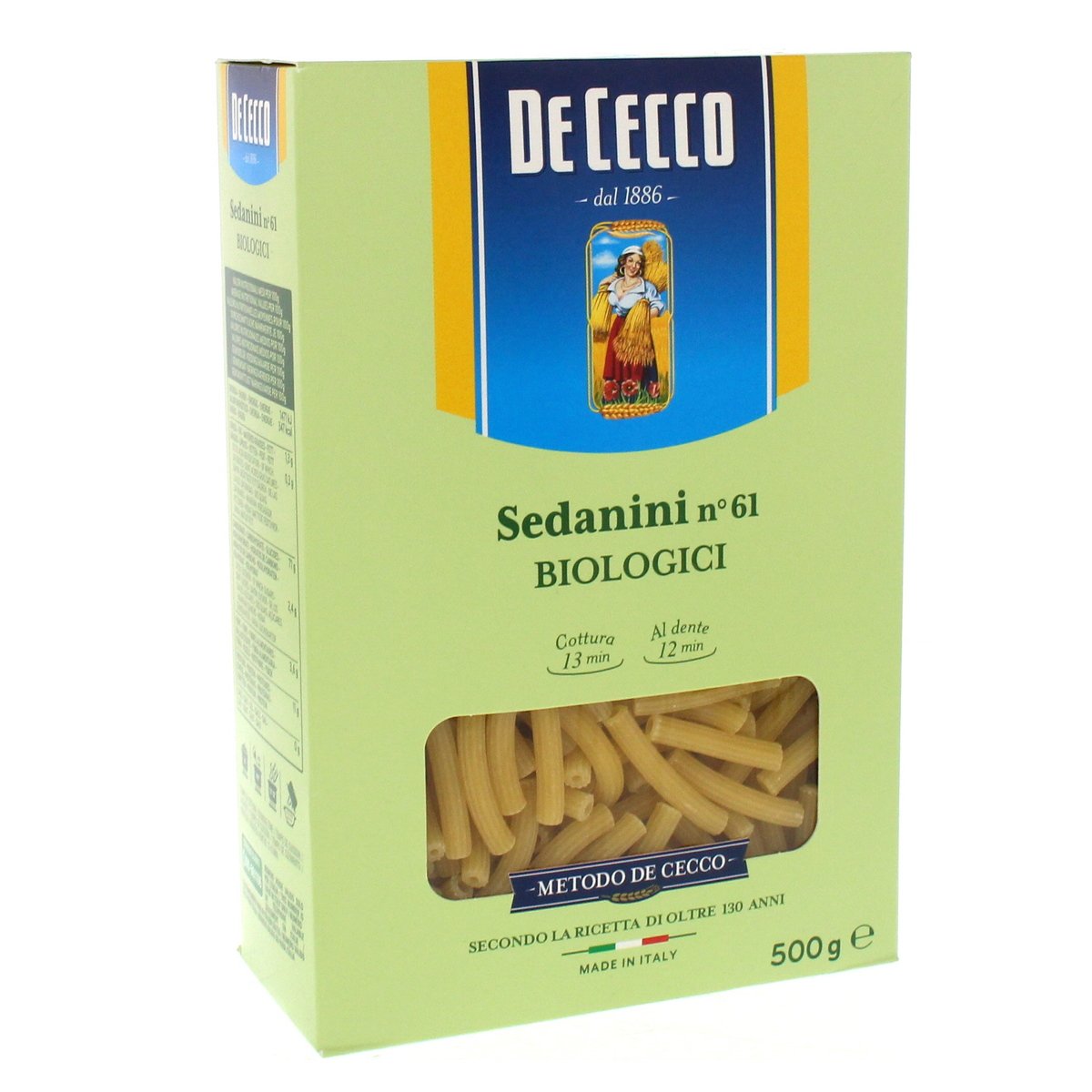 De Cecco Sedanini n° 61 Biologici 500 g