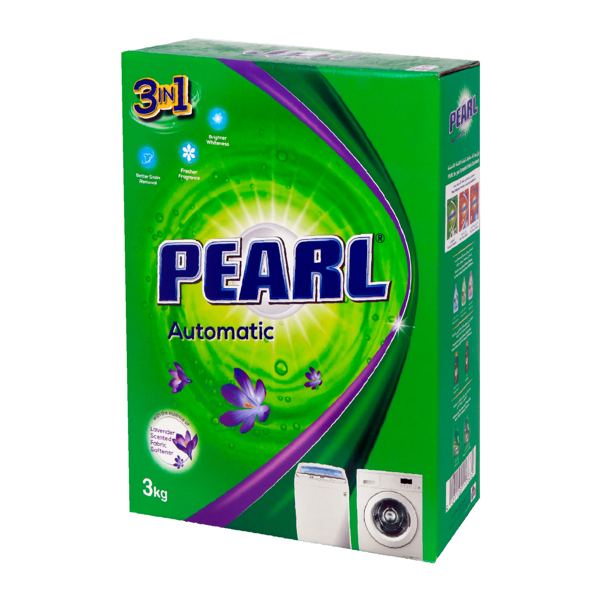 Pearl Automatic Washing Powder 3in1 Low Foam Lavender 3 kg