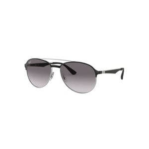 Rayban Men's Sunglass 3606 Pilot Silver On Top Matte Black