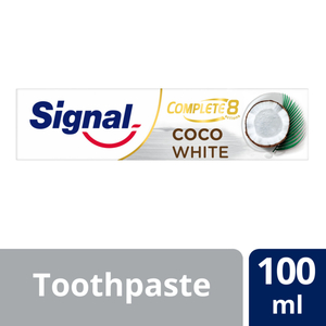 سيجنال معجون الأسنان المتكامل 8 بعناصر طبيعية بجوز الهند 100 مل