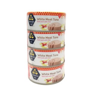 Al Wazzan White Meat Tuna with Chili 4 x 160g