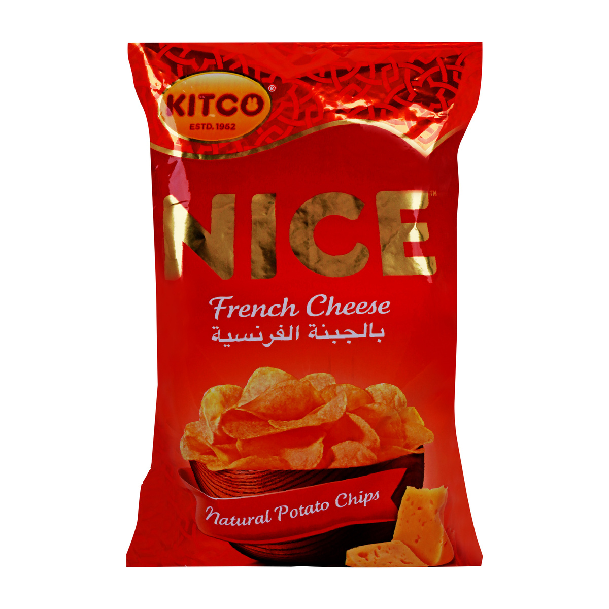 Kitco Nice Natural Potato Chips French Cheese 167 g