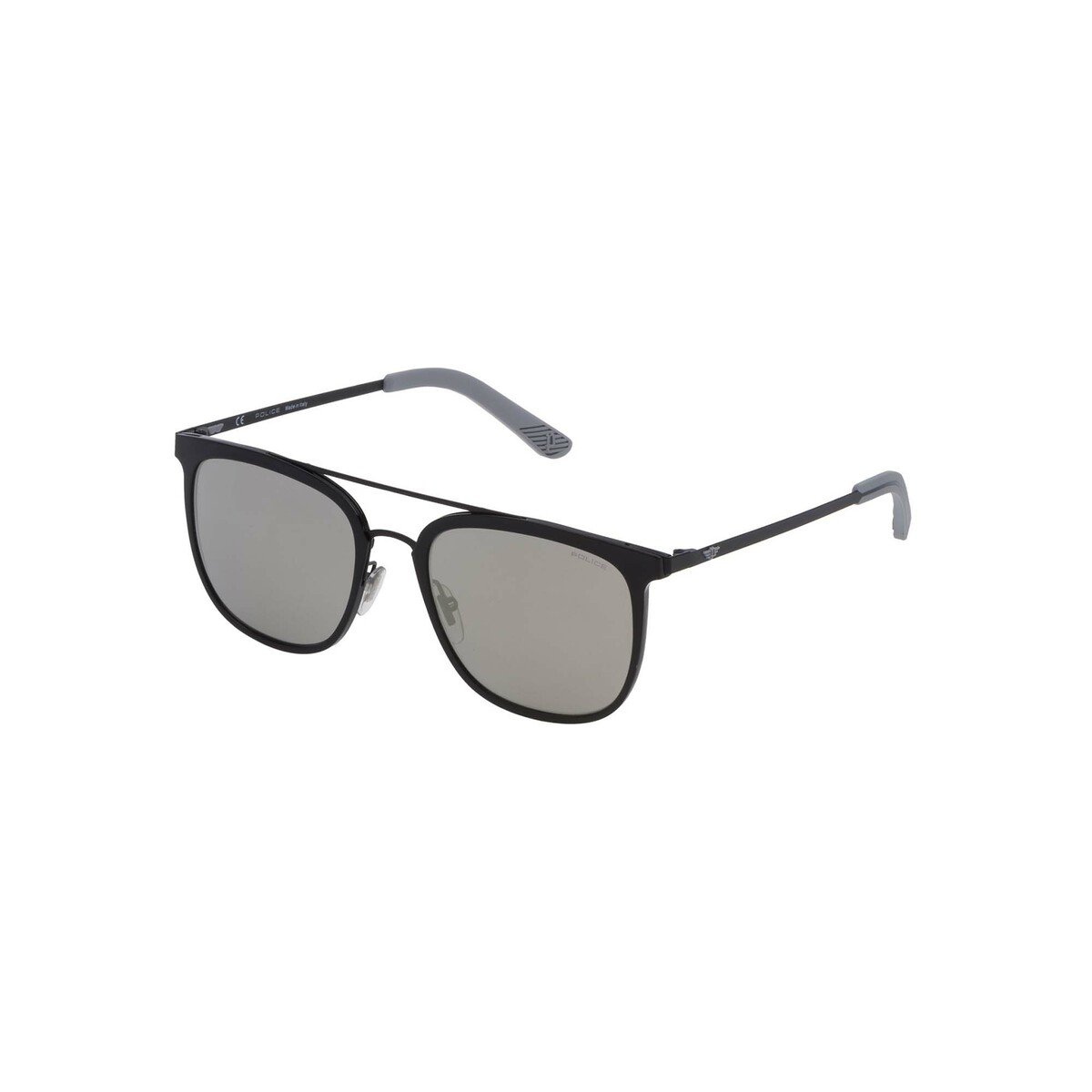 Police Men's Sunglass 568 54Q75X Square Matt Black