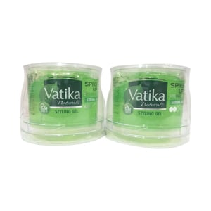 Vatika Naturals Strong Hold Styling Gel Value Pack 2 x 250 ml