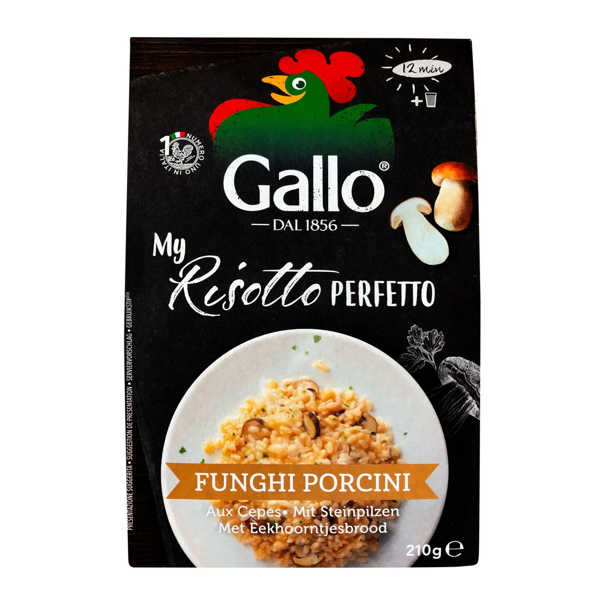 Riso Gallo Funghi Porcini 210 g