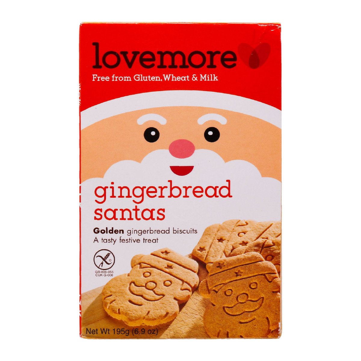 Lovemore Santas Gingerbread 195 g