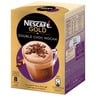 Nescafe Gold Double Choc Mocha Instant Foaming Coffee with Chocolate 8 x 23 g