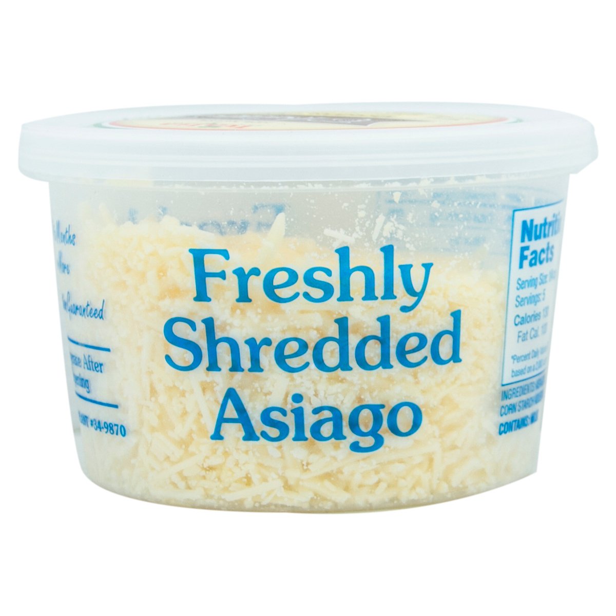 Italia Asiago Shredded Cheese 142 g