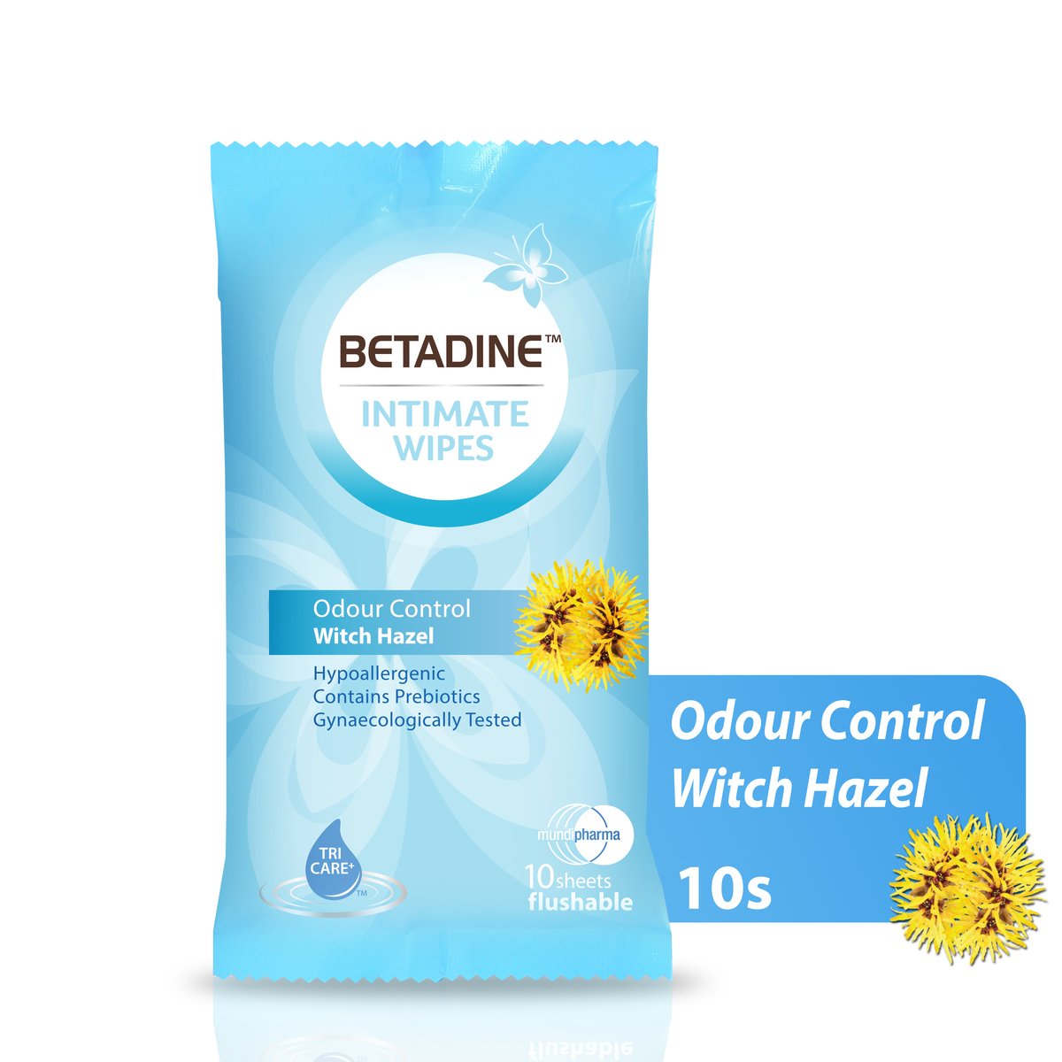 Betadine Feminine Wipes Witch Hazel 10'S