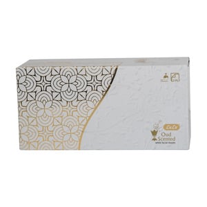 LuLu Oud Scented White Facial Tissues 2ply 3 x 200 Sheets