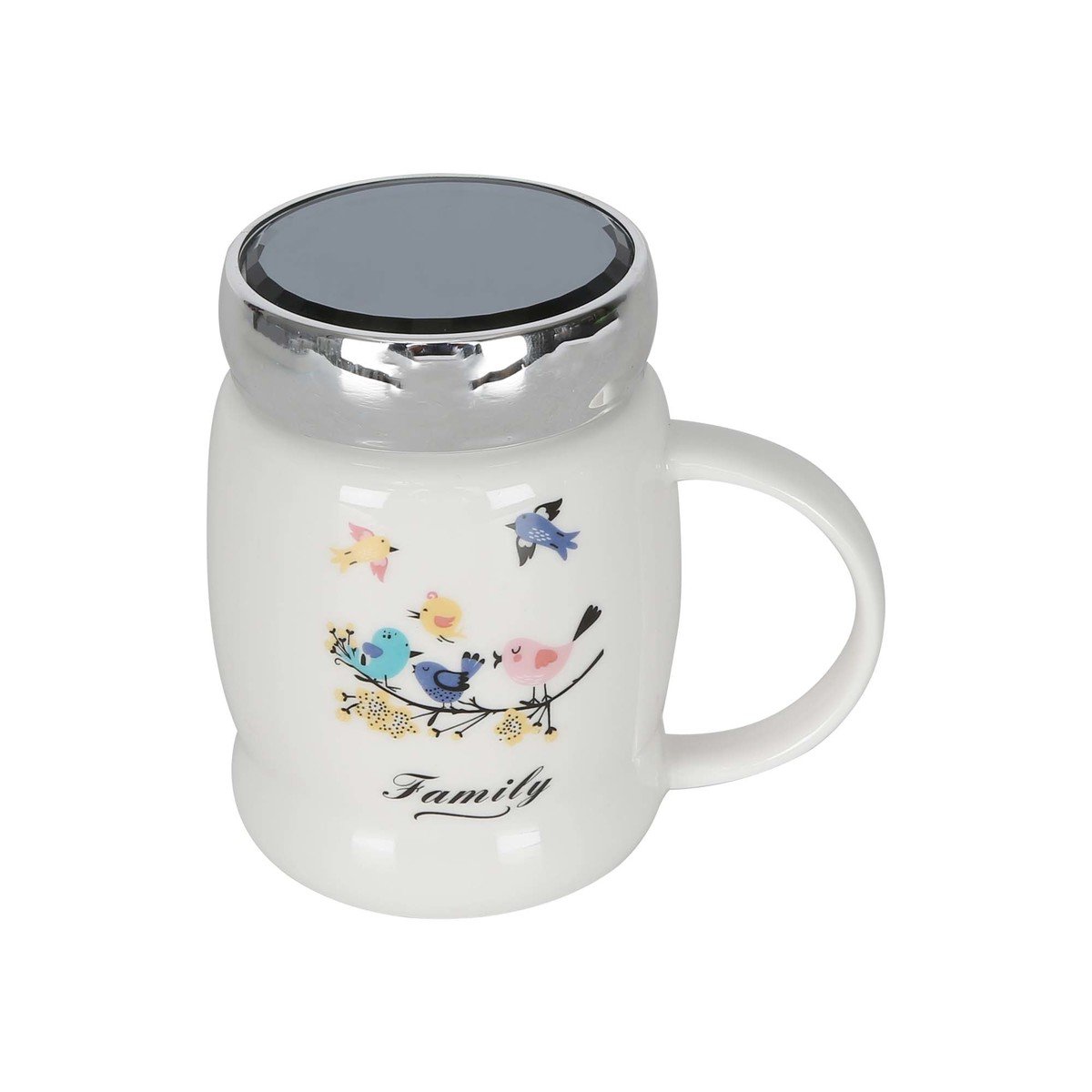 Mountain Ceramic Mug with Lid 550ml YZ-7