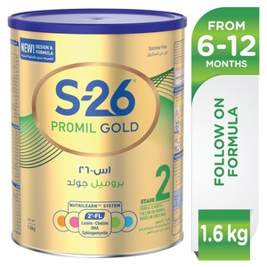 S26 Promil Gold Stage 2 Follow On Formula From 6-12 Months 1.6 kg