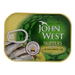John West Skippers In Sunflower Oil 106 g