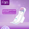 Fam Sanitary Pads Folded With Wings 50 pcs