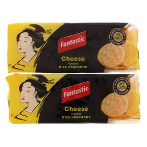 Fantastic Cheese Flavour Rice Crackers 2 x 100 g