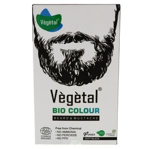 Vegetal Bio Color Beard & Mustache Soft Black 100 g