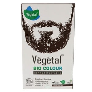 Vegetal Bio Color Beard & Mustache Dark Brown, 100 g