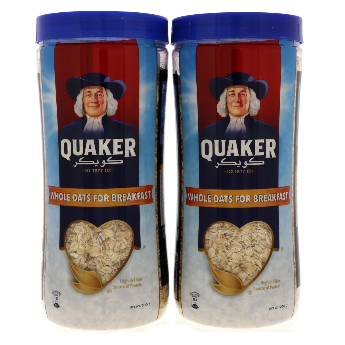 Quaker Whole Oats For Breakfast 2 x 700 g