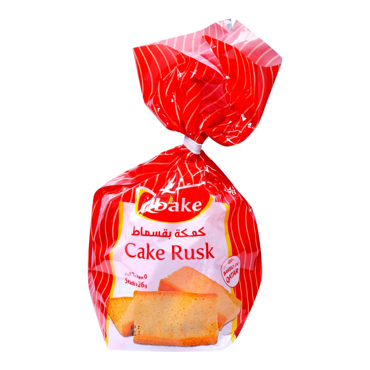 Qbake Cake Rusk 5 x 26g