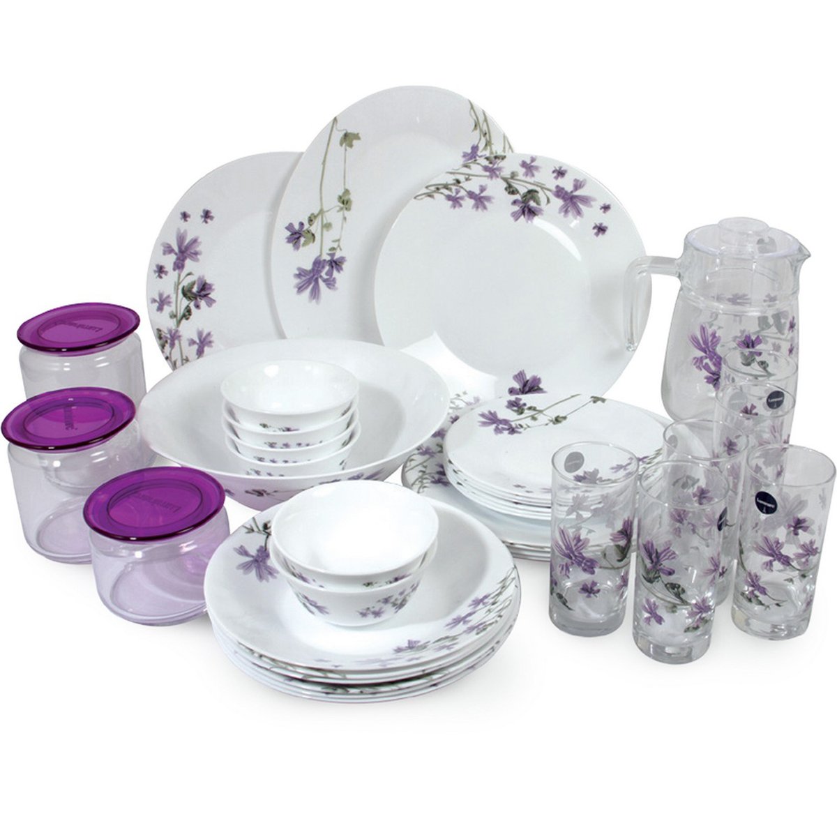 Luminarc Dinner Set Alisier 33 + 3pcs Jar P0068