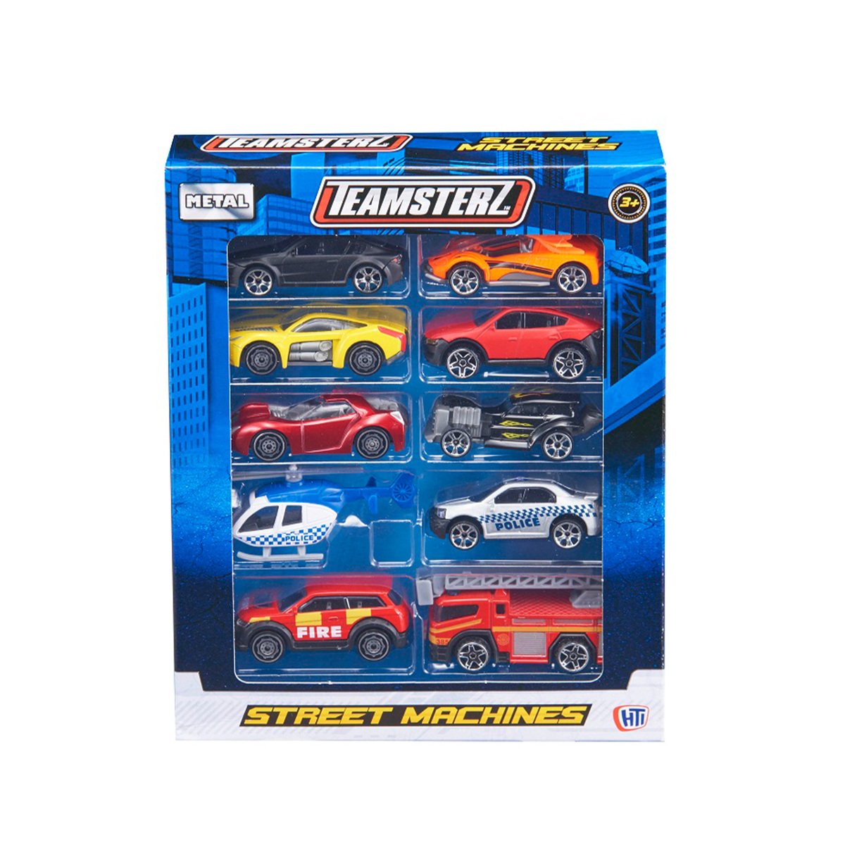 Teamsterz Street Machines Diecast 1416654 10pc Assorted