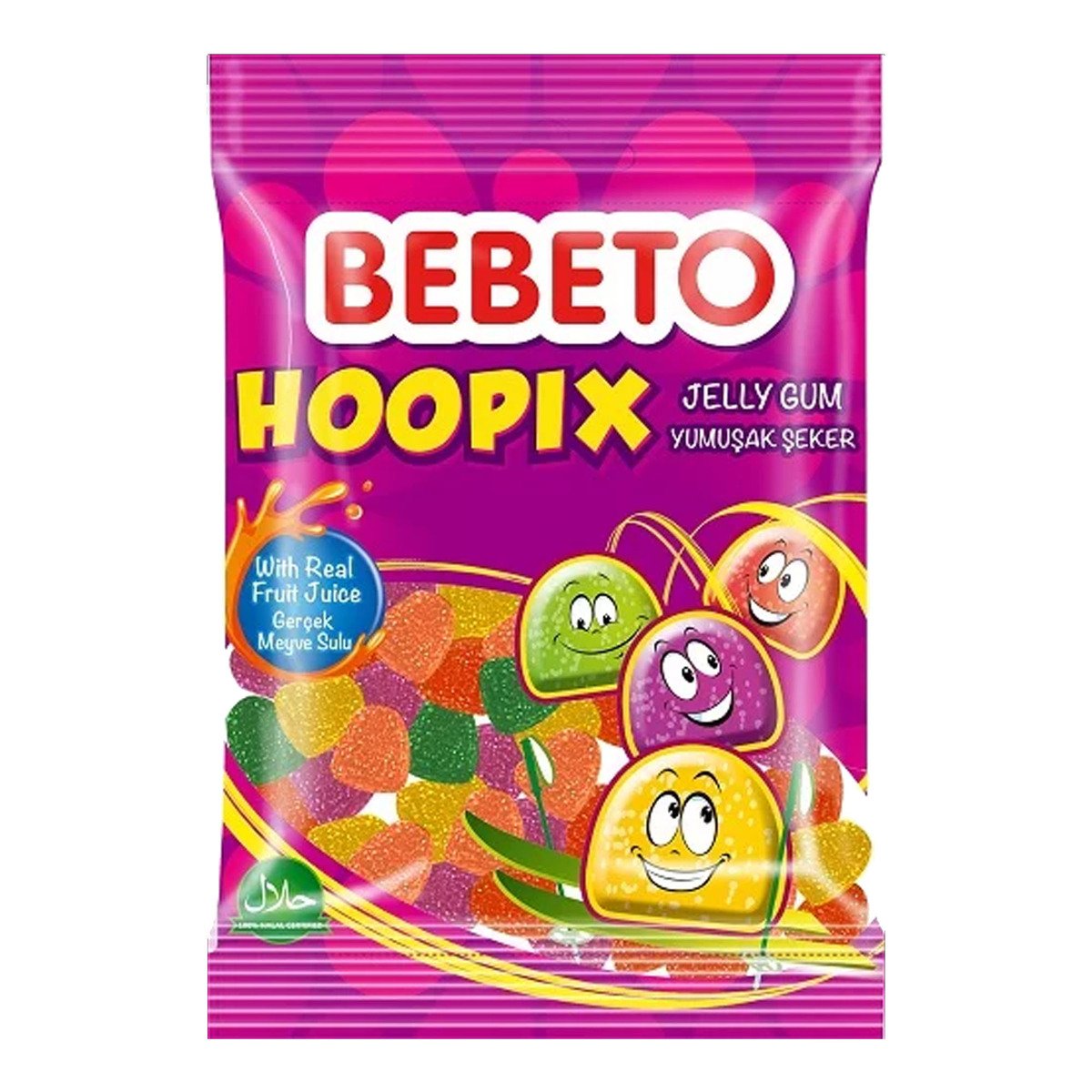 Bebeto Hoopix Jelly Gum Candy 80 g