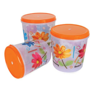 Mishti Rice Container RPB-001 3pcs Assorted Colors