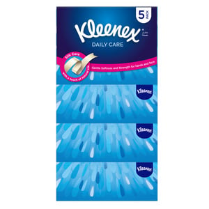 Kleenex Daily Care Facial Tissue 2ply 5 x 170 Sheets