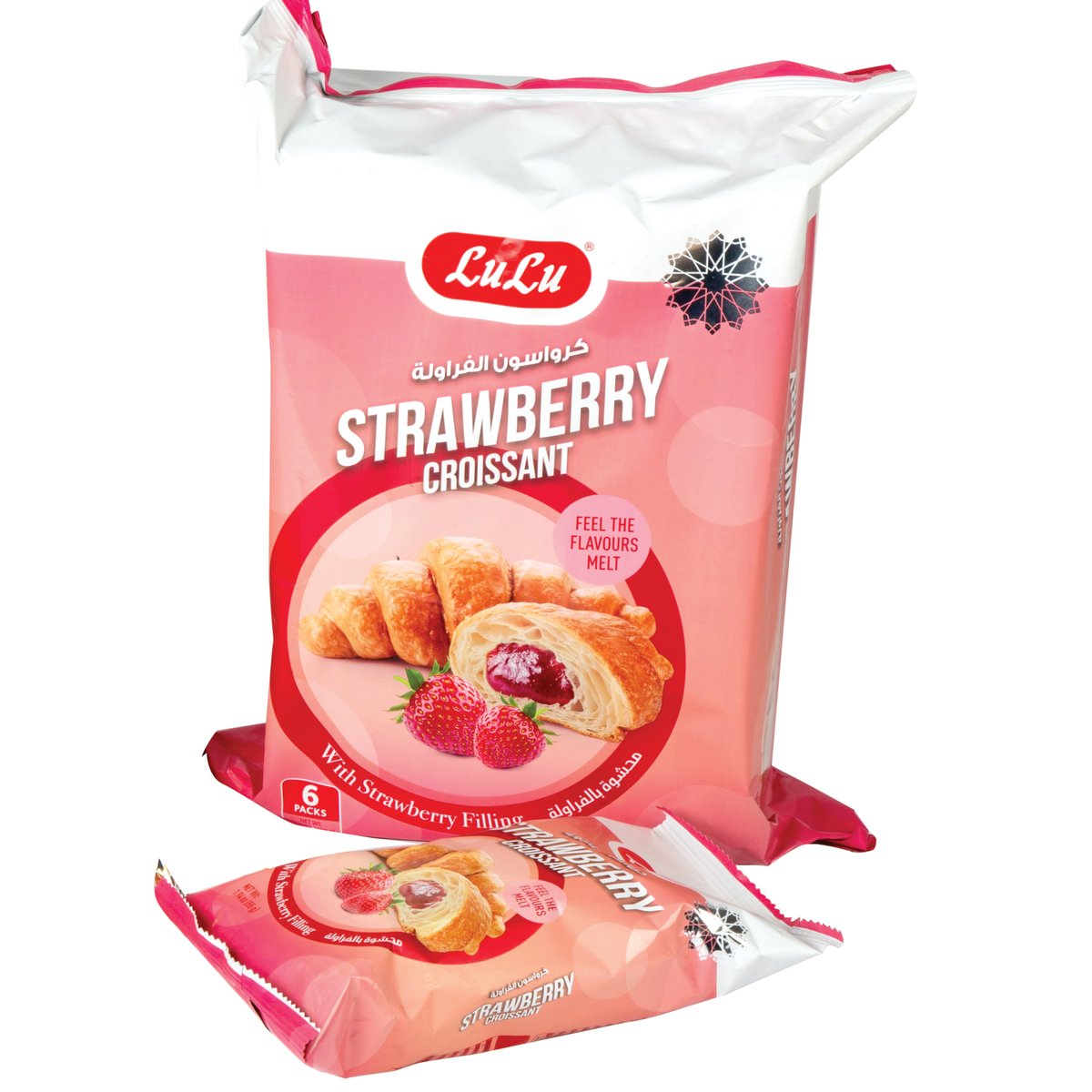 LuLu Croissant With Strawberry Filling 55 g