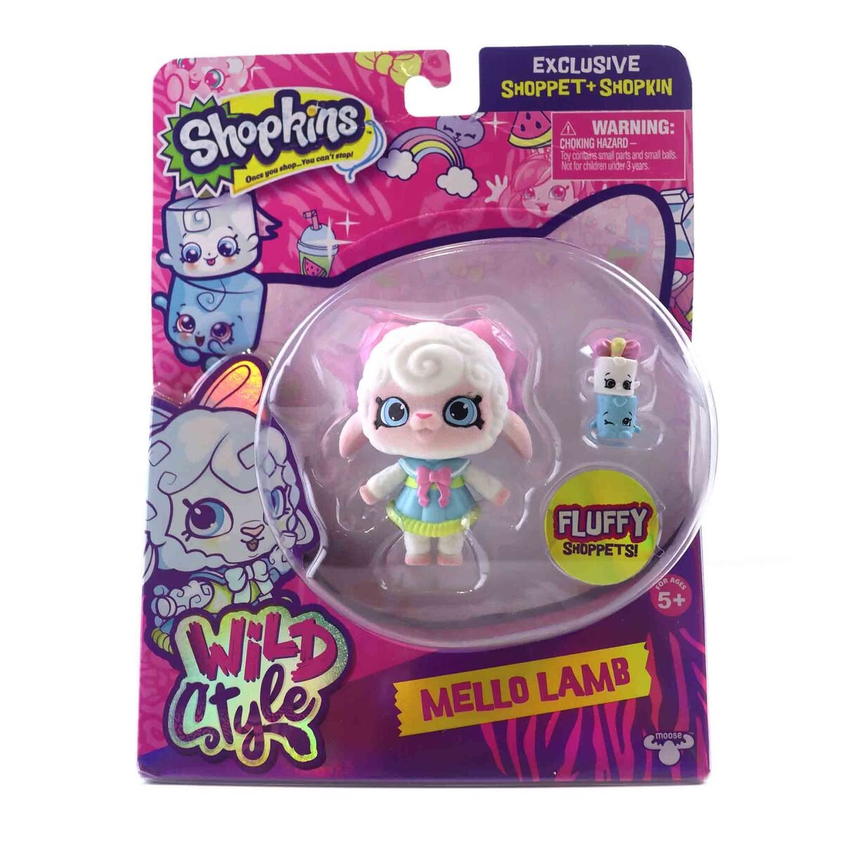 Shopkins Wild Style Mello Lamb Fluffy Shoppets 57164