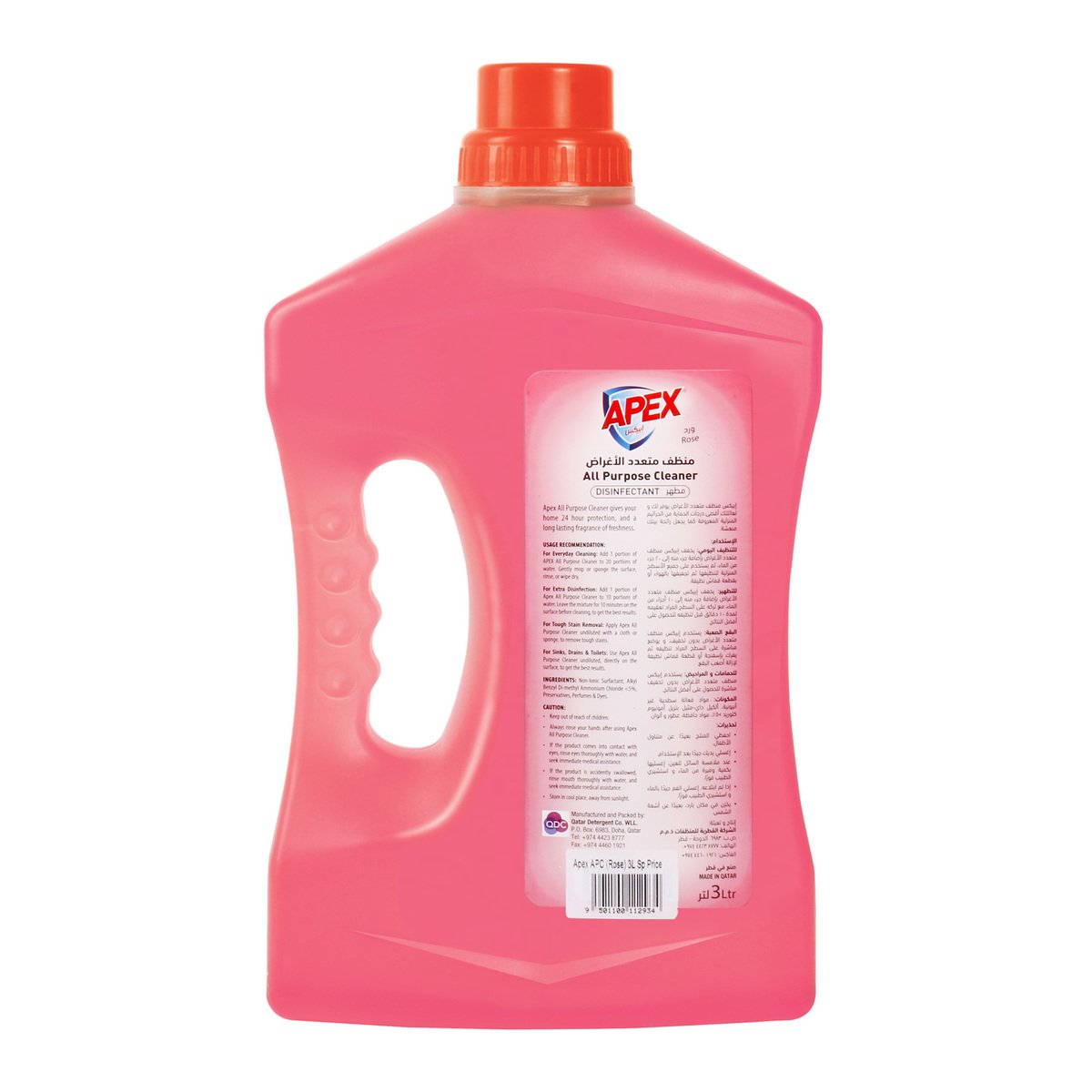 Apex All Purpose Cleaner Rose 3 Litre