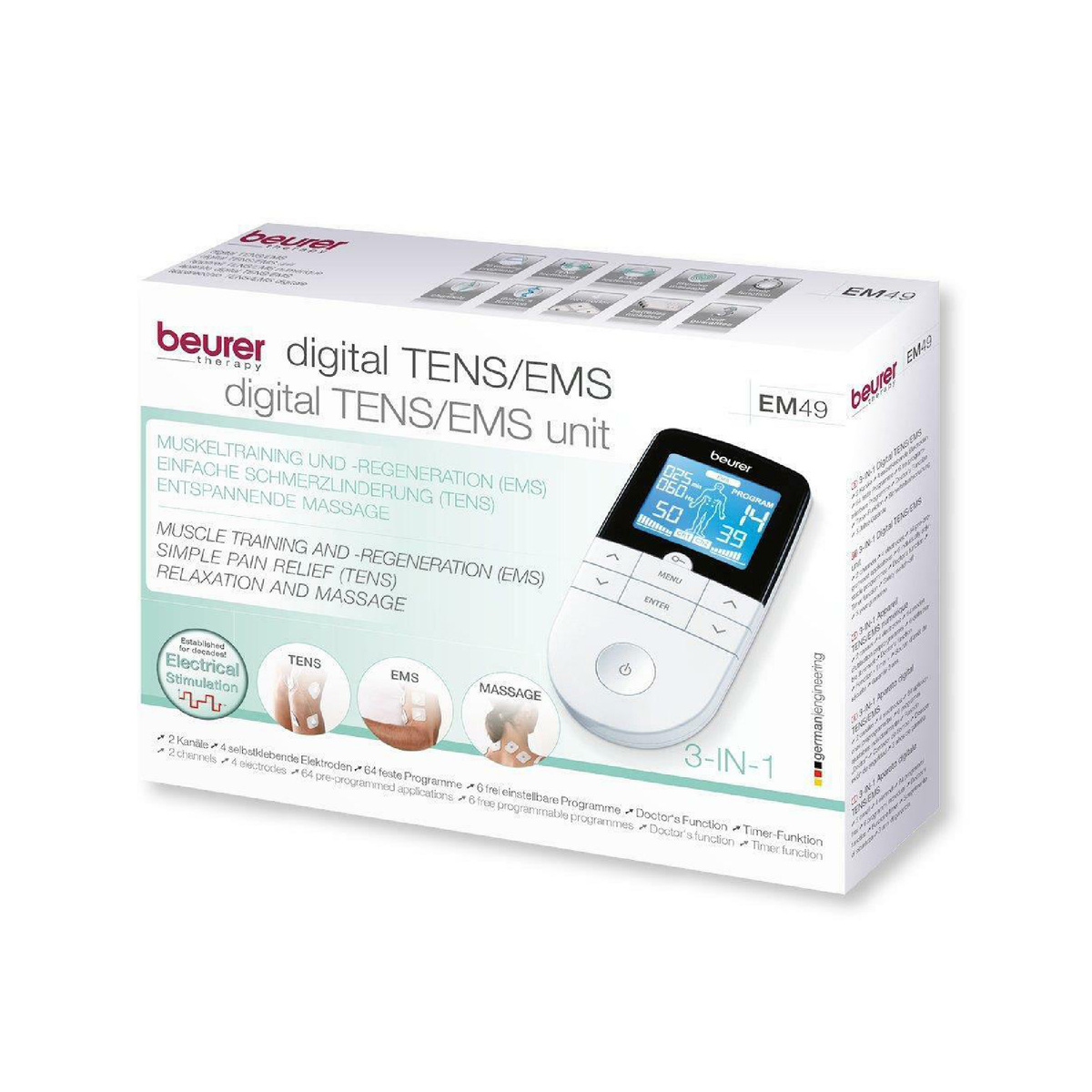 BEURER EM 49 TENS/EMS Intensive Treatment Device [5 Years
