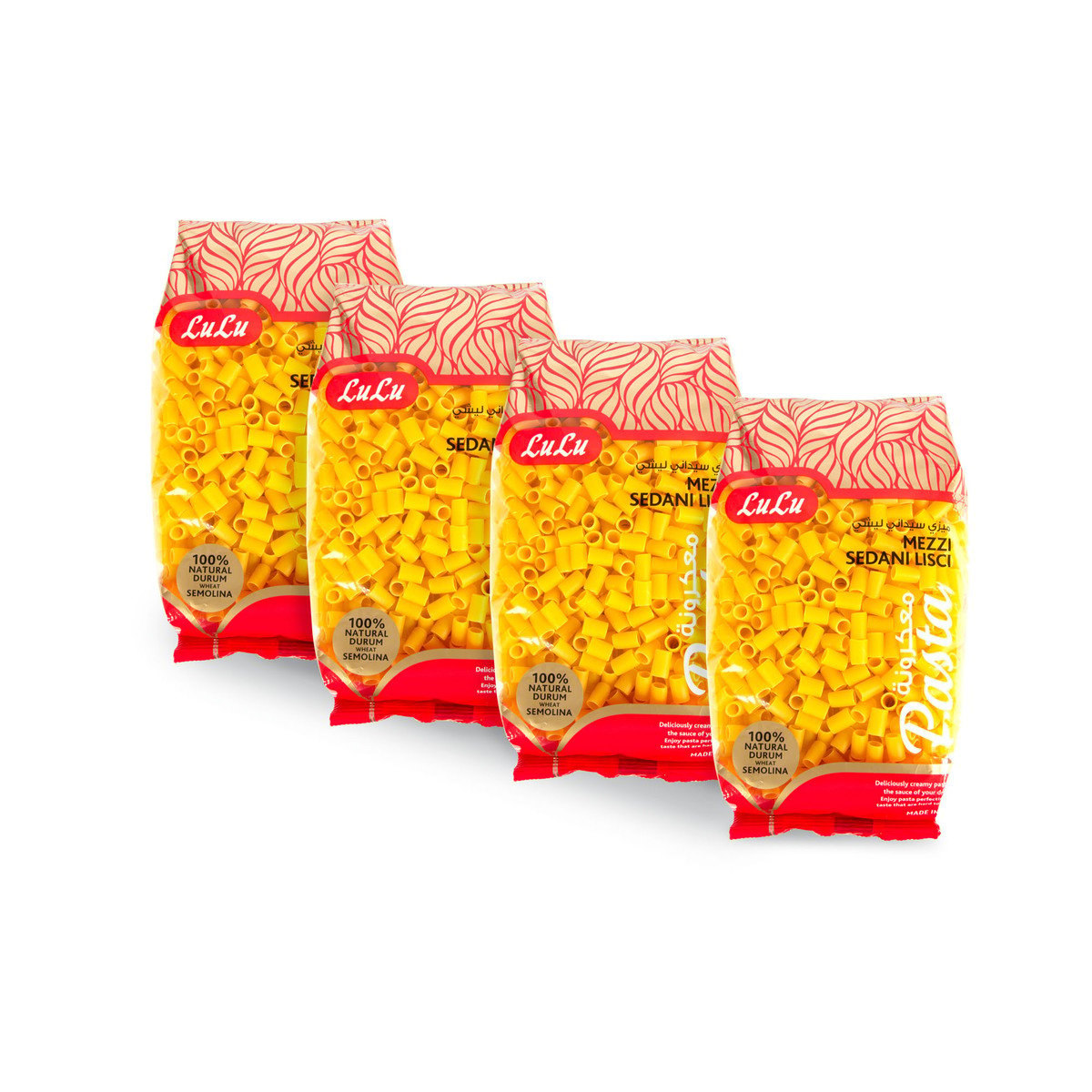 LuLu Pasta Mezzi Sedani Lisci 4 x 400g Online at Best Price | Pasta | Lulu  Bahrain