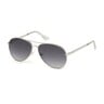 Guess Women's Sunglass 761610B58 Aviator Silver