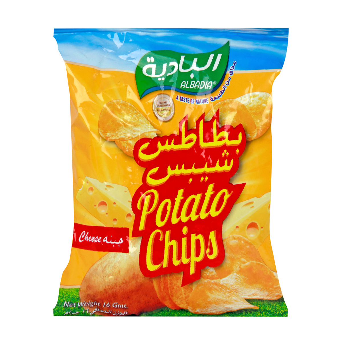 Al Badia Potato Chips Cheese 16 g