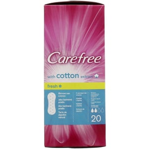 Care Free Fresh With Cotton Extract 20pcs Pantyliners