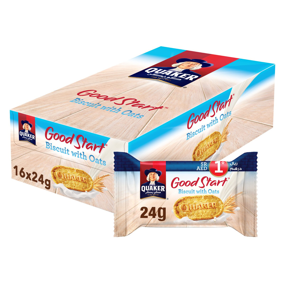 Quaker Good Start Biscuits with Oats 24 g