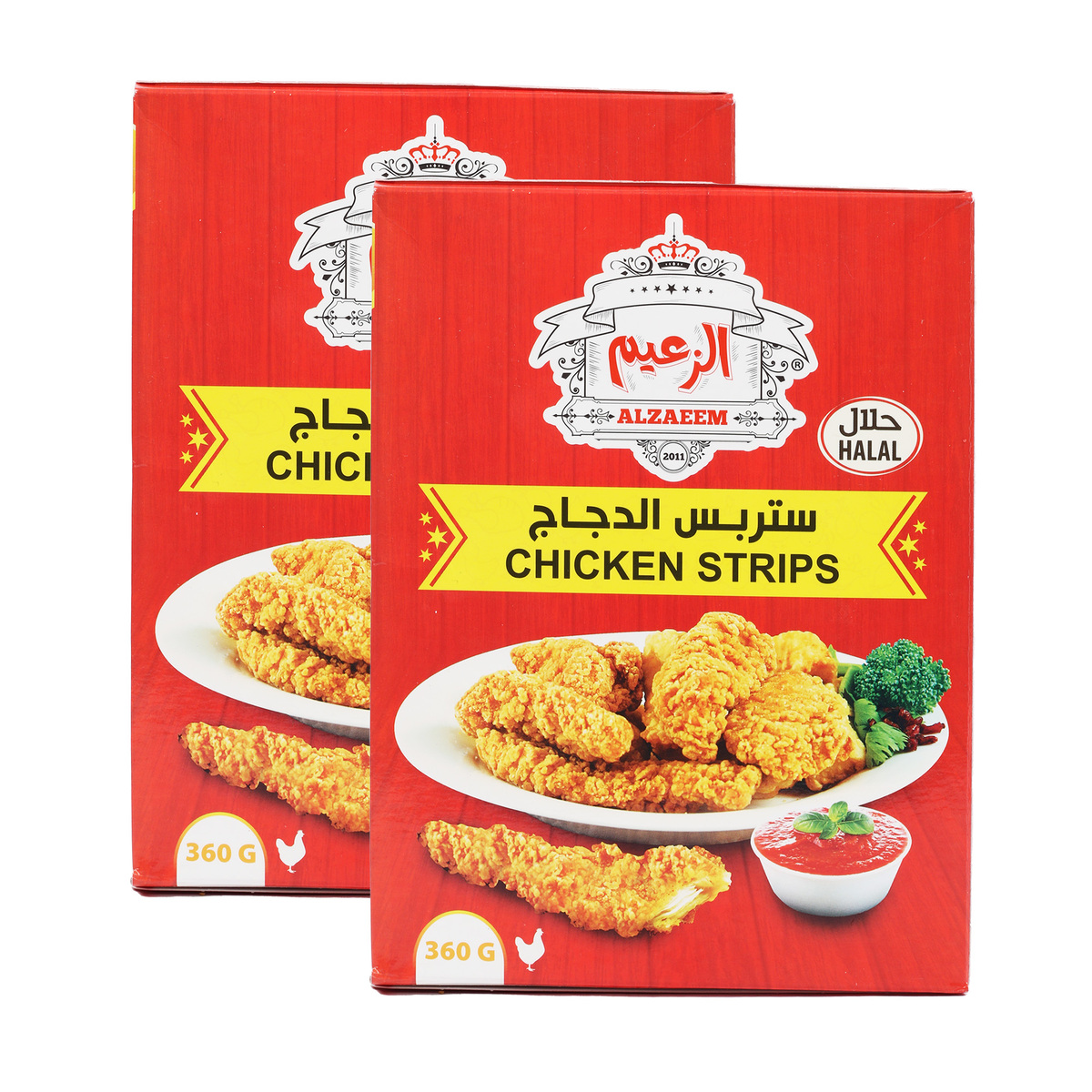 Al Zaeem Chicken Strips 2 x 360 g